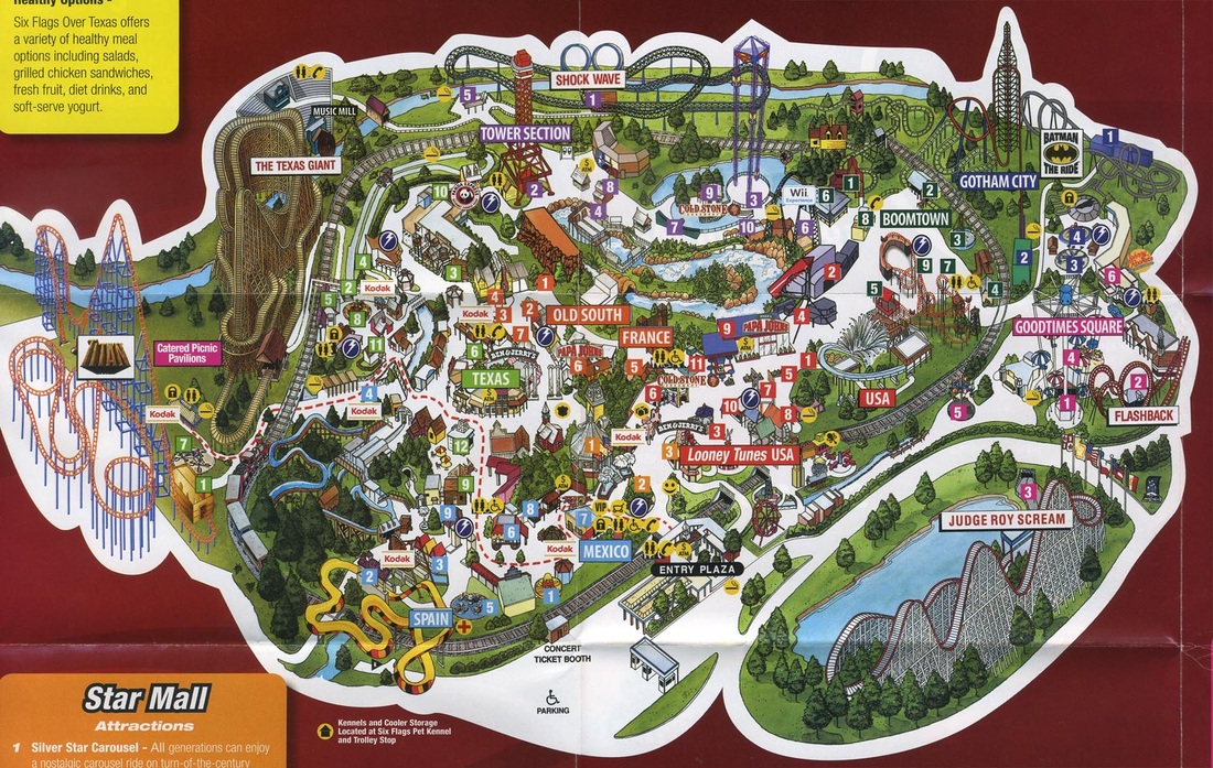 Six Flags Over Texas Dallas Attractions